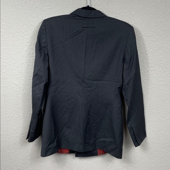 Jean Paul Gaultier Classique Wool Blend Blazer Sport Coat Jacket Pinstripe 10 - Picture 2 of 16